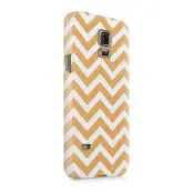 Skal till Samsung Galaxy S5 - Retro ränder - Gul