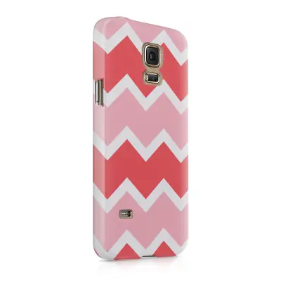 Skal till Samsung Galaxy S5 - Retro ränder - Rosa