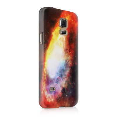 Skal till Samsung Galaxy S5 - Rymden - Röd