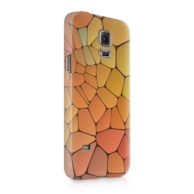 Skal till Samsung Galaxy S5 - Skifferstenar - Gul