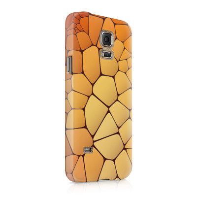 Skal till Samsung Galaxy S5 - Skifferstenar - Orange
