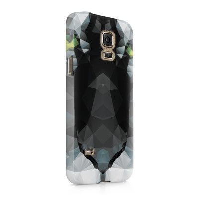 Skal till Samsung Galaxy S5 - Tiger - Svart