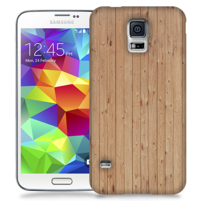 Skal till Samsung Galaxy S5 - Trägolf furu