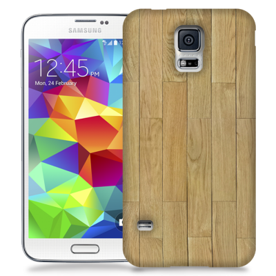 Skal till Samsung Galaxy S5 - Trägolv
