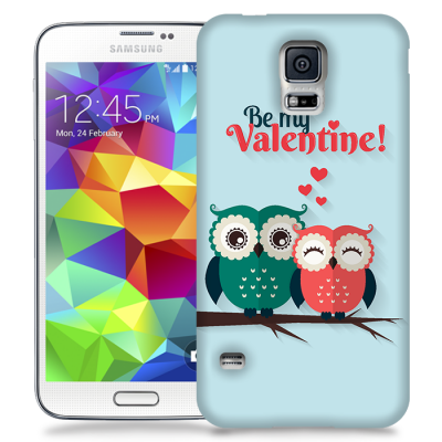 Skal till Samsung Galaxy S5 - Ugglor - Be my valentine