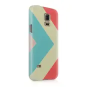 Skal till Samsung Galaxy S5 - Vinklar - Röd