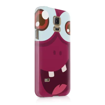 Skal till Samsung Galaxy S5 - Vinrött monster