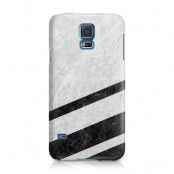 Skal till Samsung Galaxy S5 - White Striped Marble