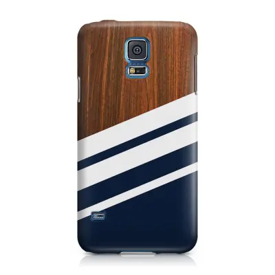 Skal till Samsung Galaxy S5 - Wooden Navy B
