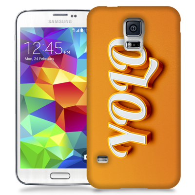 Skal till Samsung Galaxy S5 - Yolo - Orange