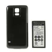 Utökad Batteri till Samsung Galaxy S5 - 6500mAH (Svart)