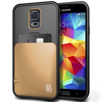 Verus Damda Skal med kortfack till Samsung Galaxy S5 - Gold