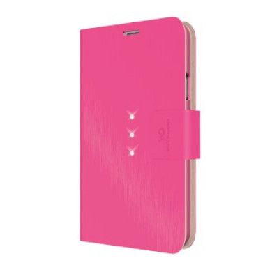 White Diamonds Crystal Wallet Samsung Galaxy S5 - Rosa
