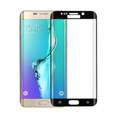 0.3mm Tempered Glass till Samsung Galaxy S6 Edge Plus - Svart