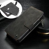 Caseme Plånboksfodral i läder till Samsung Galaxy S6 Edge Plus - Svart