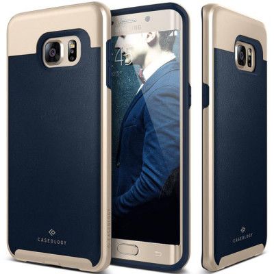 Caseology Envoy Series Skal till Samsung Galaxy S6 Edge Plus - Blå
