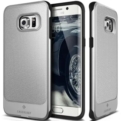 Caseology Vault Skal till Samsung Galaxy S6 Edge Plus - Silver