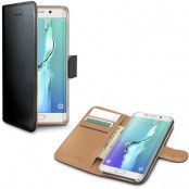 Celly Wallet Case Galaxy S6 Edge Plus - Svart