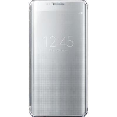 Clear View Cover Samsung Galaxy S6 Edge Plus - Silver
