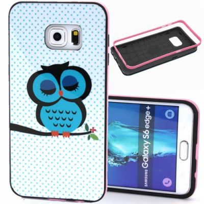 Combo Skal till Samsung Galaxy S6 Edge Plus - Sovande Uggla
