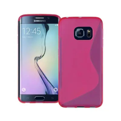 Flexicase Skal till Samsung Galaxy S6 Edge Plus - Magenta