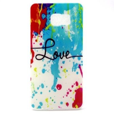 Flexicase Skal till Samsung Galaxy S6 Edge Plus - Paint Love