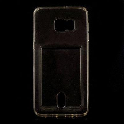 FlexiSkal med kortfack till Samsung Galaxy S6 Edge Plus - Champagne