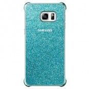 Glitter cover till Samsung Galaxy S6 Edge Plus - Blå