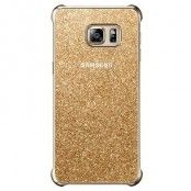 Glitter cover till Samsung Galaxy S6 Edge Plus - Guld