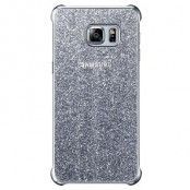Glitter cover till Samsung Galaxy S6 Edge Plus - Silver