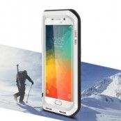 LoveMei Extreme Hybrid Skal till Samsung Galaxy S6 Edge Plus - Silver