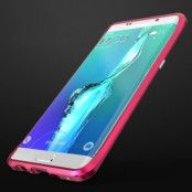 LUPHIE Rapier Prismatic Aluminum Bumper till Samsung Galaxy S6 Edge Plus - Rosa