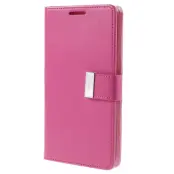 Mercury Rich Diary Plånboksfodral till Samsung Galaxy S6 Edge Plus - Magenta