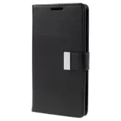 Mercury Rich Diary Plånboksfodral till Samsung Galaxy S6 Edge Plus - Svart