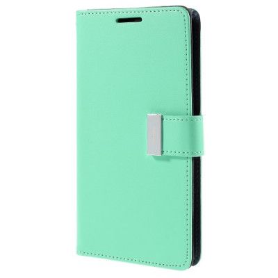 Mercury Rich Diary Plånboksfodral till Samsung Galaxy S6 Edge Plus - Turkos