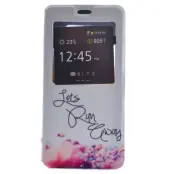 MobilFodral med fönster till Samsung Galaxy S6 Edge Plus - Lets Run Away