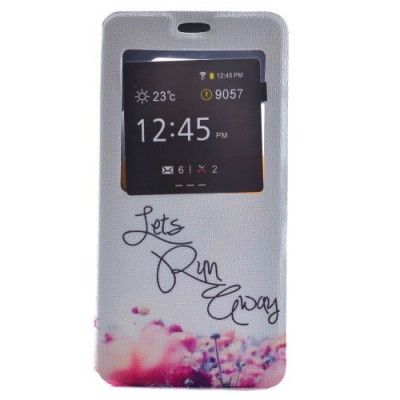 MobilFodral med fönster till Samsung Galaxy S6 Edge Plus - Lets Run Away