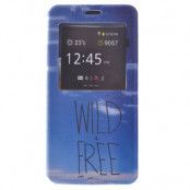 MobilFodral med fönster till Samsung Galaxy S6 Edge Plus - Wild Free