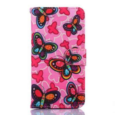 Plånboksfodral till Samsung Galaxy S6 Edge Plus - Fjärilar