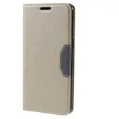 Plånboksfodral till Samsung Galaxy S6 Edge Plus - Gold