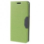 Plånboksfodral till Samsung Galaxy S6 Edge Plus - Grön