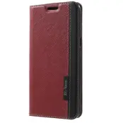 Plånboksfodral till Samsung Galaxy S6 Edge Plus - Röd