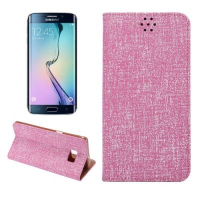 Plånboksfodral till Samsung Galaxy S6 Edge Plus - Rosa