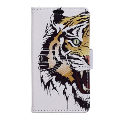 Plånboksfodral till Samsung Galaxy S6 Edge Plus - Tiger