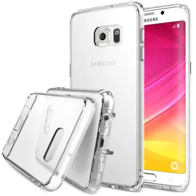 Ringke Fusion Shock Absorption Skal till Samsung Galaxy S6 Edge Plus - Clear
