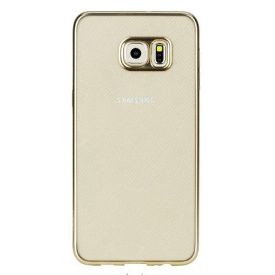 Rock Flame Series Flexi Skal till Samsung Galaxy S6 Edge Plus - Guld