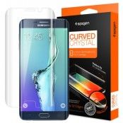 Spigen Curved Crystal fram och bak Skärmskydd till Samsung Galaxy S6 Edge Plus