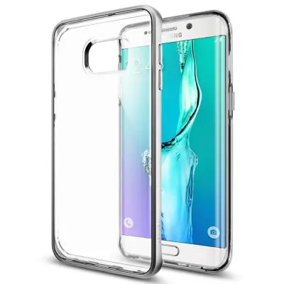 SPIGEN Neo Hybrid Crystal Skal till Samsung Galaxy S6 Edge Plus - Satin Silver