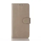 Vintage Plånboksfodral till Samsung Galaxy S6 Edge Plus - Beige