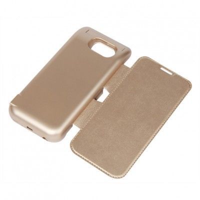 6500mAh Extern Power Case till Samsung Galaxy S6 Edge - Gold
